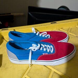 Red & Blue Vans Premium Authentic 10.5M